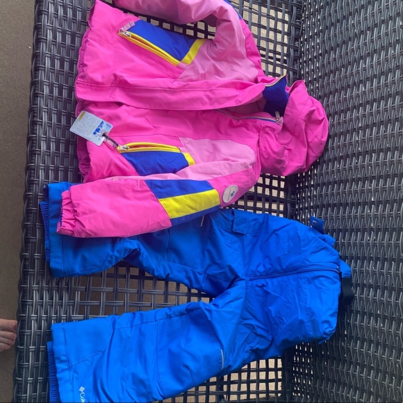 Obermeyer Ski Jacket and Columbia Snow Pants / size 7 - Picture 2 of 9